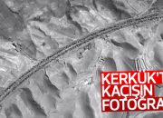 Kerkük-Süleymaniye yolunun uydudan çekilen fotoğrafı