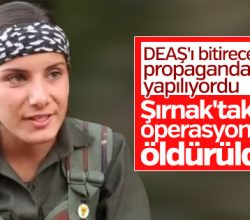 Terör örgütü PKK’nın ekran yüzü Şırnak’ta öldürüldü