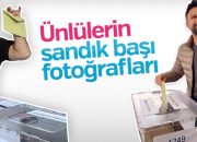Ünlüler sandık başında